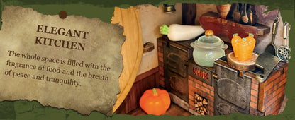 Magic Ring House DIY Book Nook Kit (Hobbit Style Miniature)
