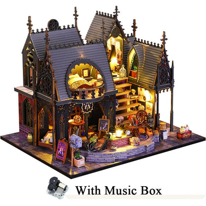 Luna Magic House Retro DIY Dollhouse Kit