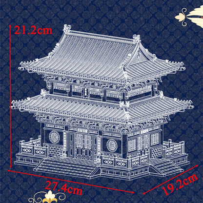 Chinese Temple of Wealth DIY Dollhouse Kit