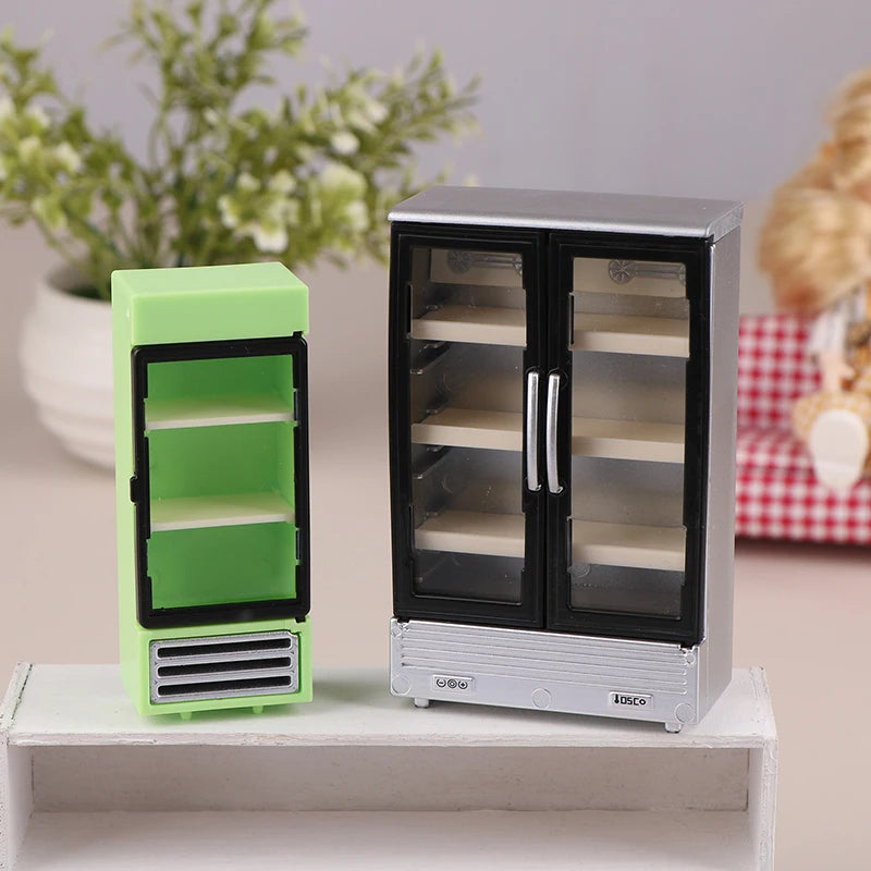 Accessorio in miniatura per frigorifero e congelatore 1:12