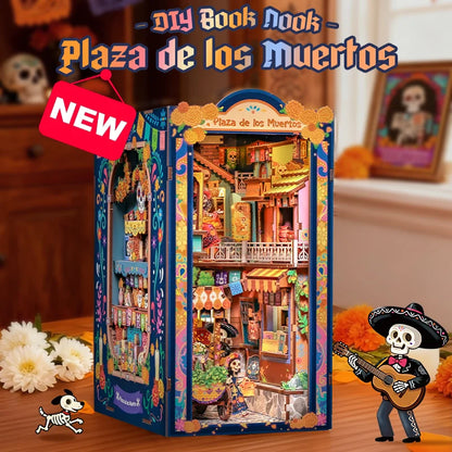 Laser Cut 3D Wooden book nook kit by Cutebee – complete kit