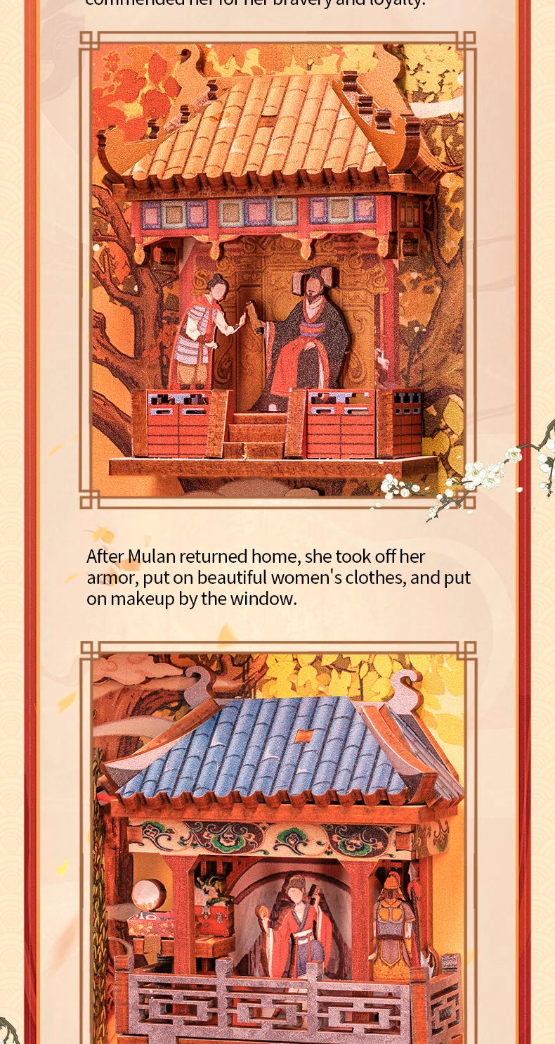 Legend of Mulan DIY Book Nook Kit