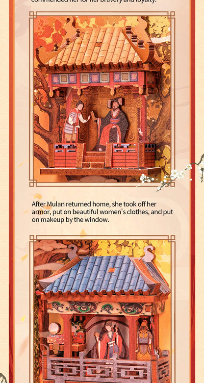 Legend of Mulan DIY Book Nook Kit