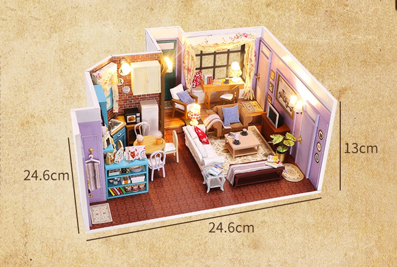 Central Perk Cafe DIY Miniature House Kit - View 17 of 25