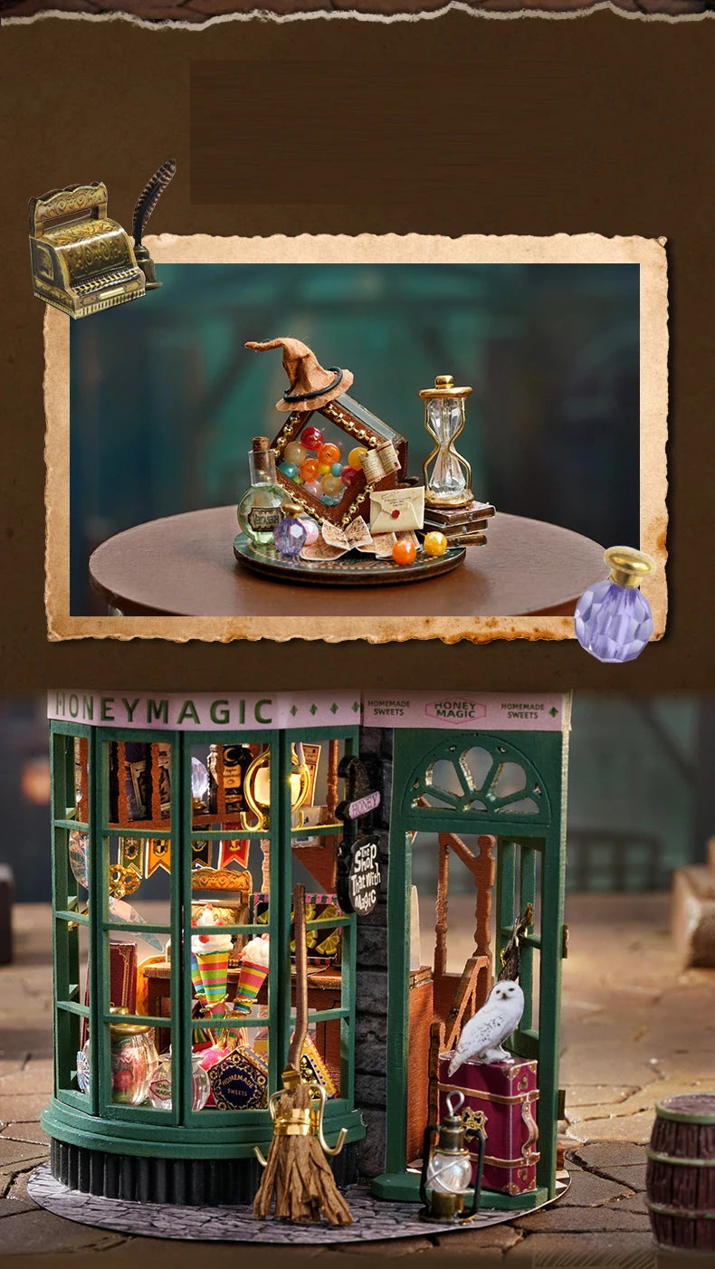 Cozy Bedroom Loft DIY Miniature House Kit - View 12 of 12