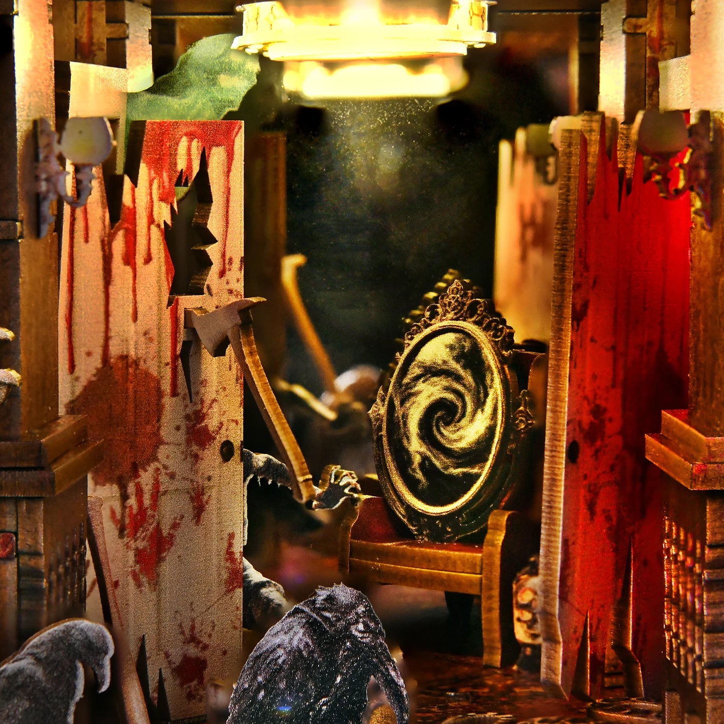 Haunted Hotel DIY Book Nook Kit - LED Lighting Feature