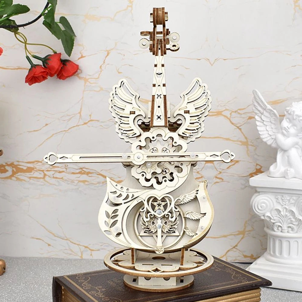 Wooden Cello Model Violin Building 3d wooden puzzle – view 20