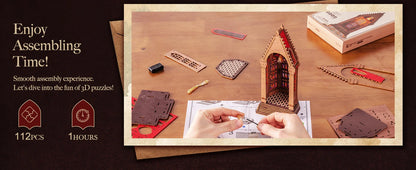 Tg Series Gothic Architecture Building 3 book nook kit – view 16