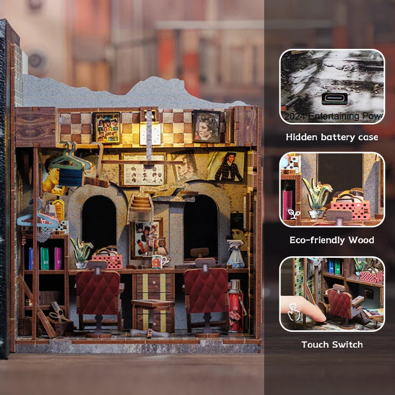 Twilight Warriors DIY Book Nook Kit - Size Reference