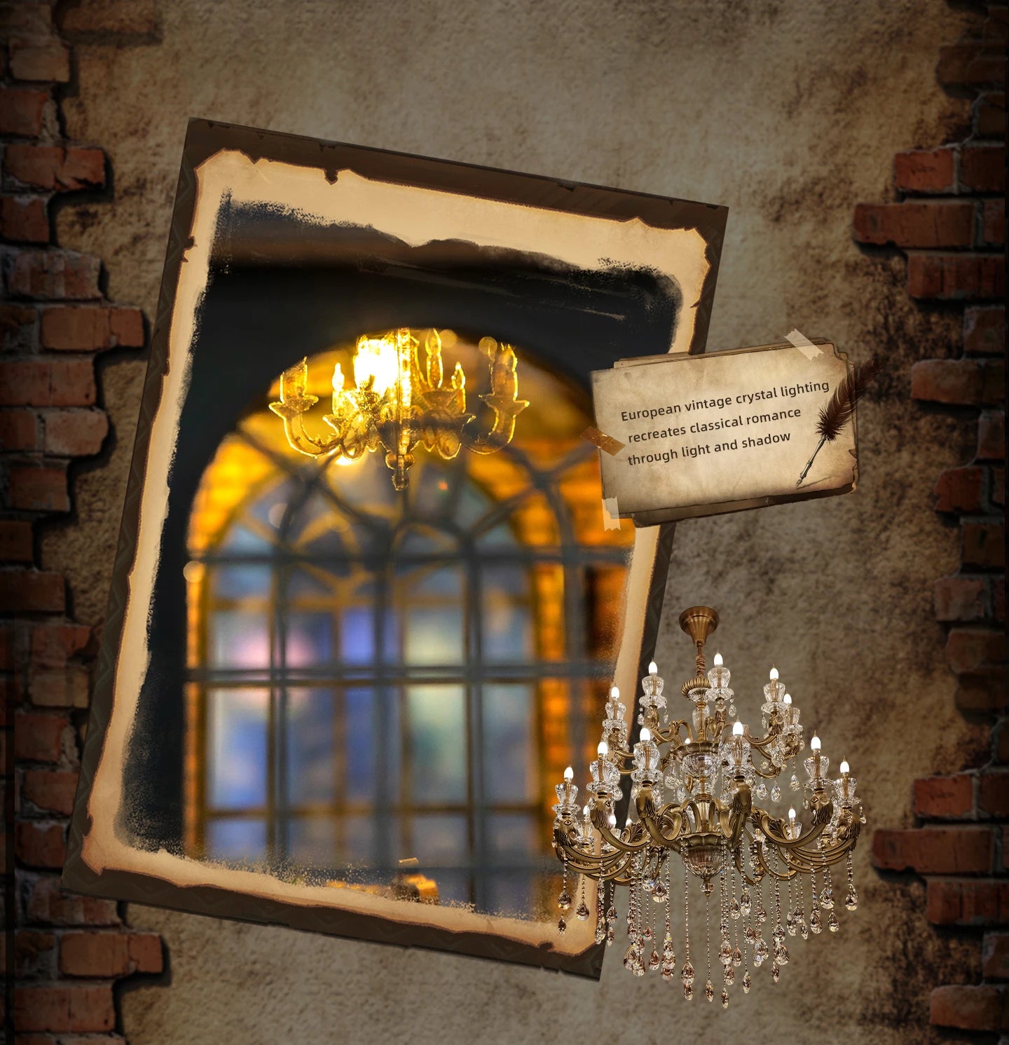 Wooden Green Crystal Coffee Shop Miniature 3d wooden puzzle – finished result