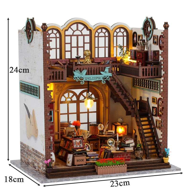 Magic Book House DIY Dollhouse Kit