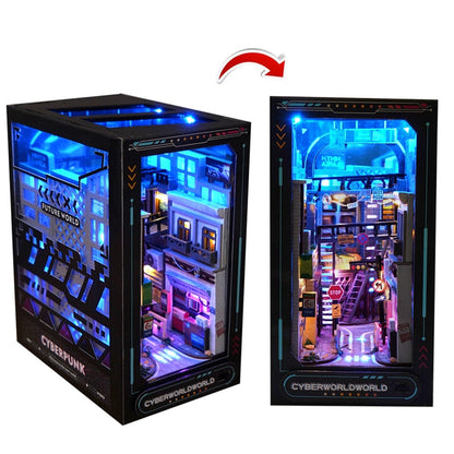 Cyberpunk World DIY Book Nook Kit