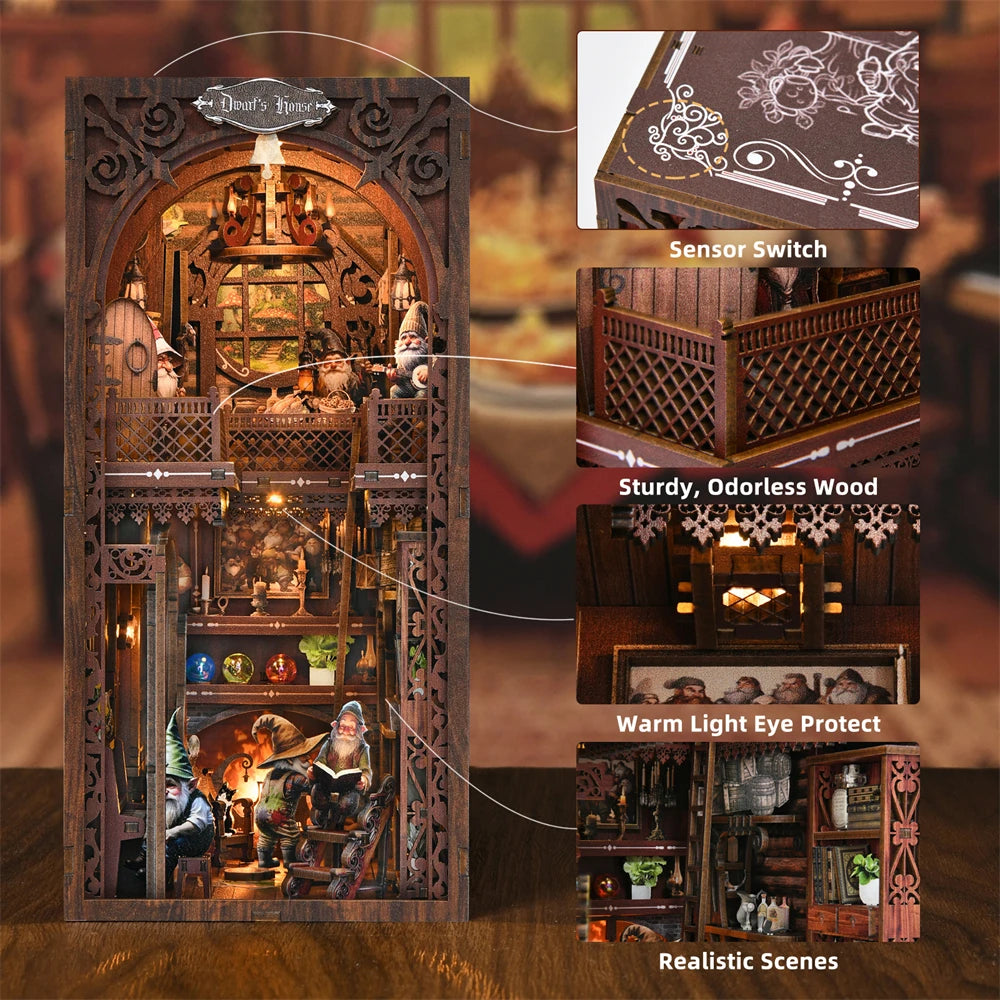 Dwarf’s House DIY Book Nook Kit