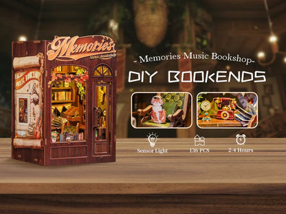 Owl Bookstore DIY Booknook Kit