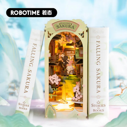 Rolife Falling Sakura Book Nook Kit
Step