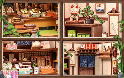 Miniature Bookshelf Insert Wooden book nook kit – view 18