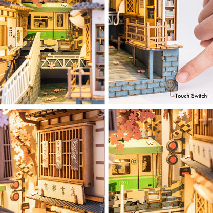 Rolife Sakura Densya TGB01 DIY Book Nook Kit