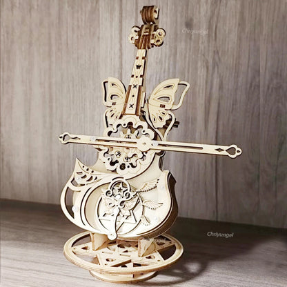 Wooden Cello Model Violin Building 3d wooden puzzle – view 35