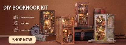 CUTEBEE Book Nook Kit Sets