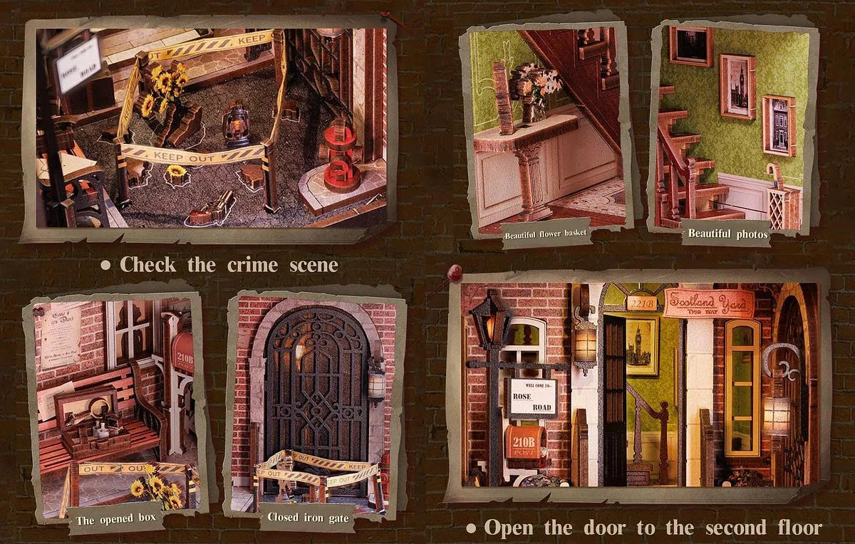 CUTEBEE Book Nook Kit Sets