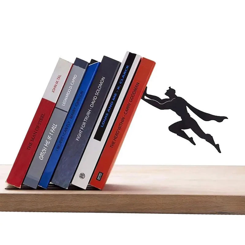 Creative Super Hero Bookshelf Figurine miniature – lifestyle shot