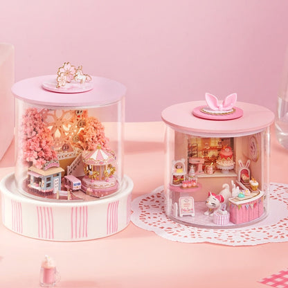 Kitten Cake House DIY Dollhouse Kit