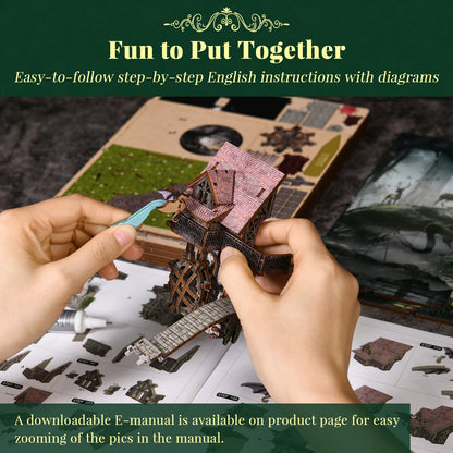 Alice in Wonderland DIY Book Nook Kit