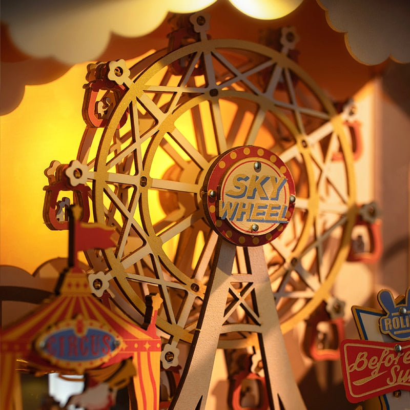 Robotime Rolife Sunset Carnival DIY Music Box Kit