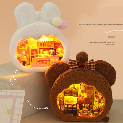 Bear House DIY Miniature House Kit
