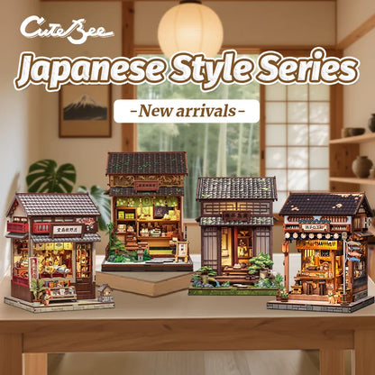 Miniature Bookshelf Insert Wooden book nook kit by Cutebee – complete kit