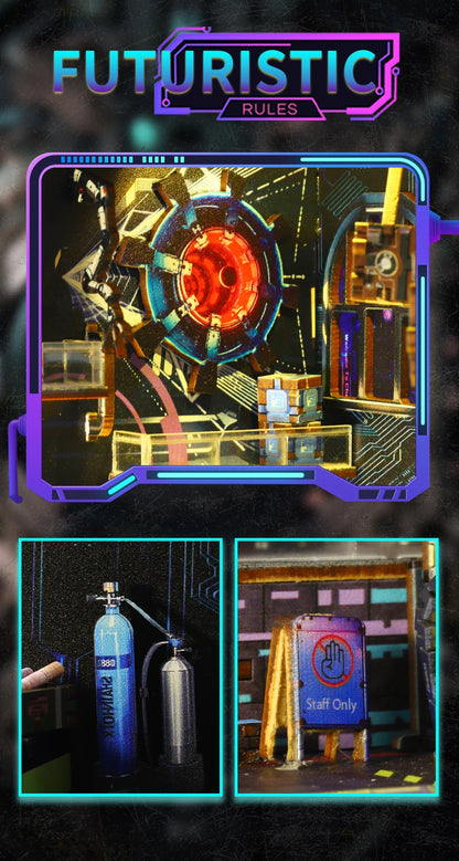 Sci-Fi Energy Lab Book Nook Kit  