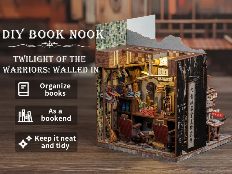 Twilight Warriors DIY Book Nook Kit - Finished Display