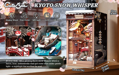 Kyoto Snow Whisper Miniature book nook kit – view 11