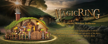 Magic Ring House DIY Book Nook Kit (Hobbit Style Miniature)