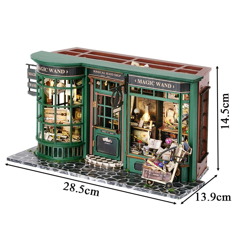 Magical Wand Shop DIY Dollhouse Kit