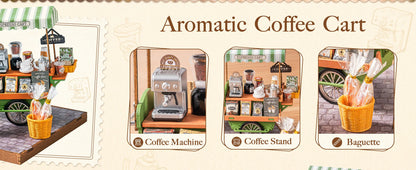 Vienna Bookstore Foldable 2 Story European miniature house kit – view 15