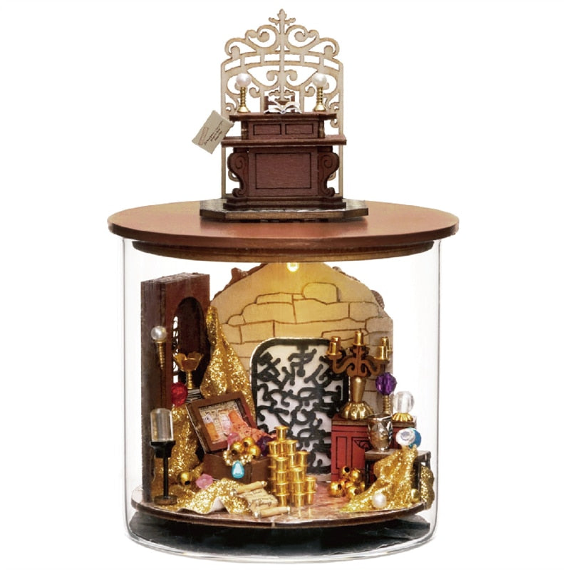 DIY Mini Casa Magic Greenhouse Garden Dollhouse Kit