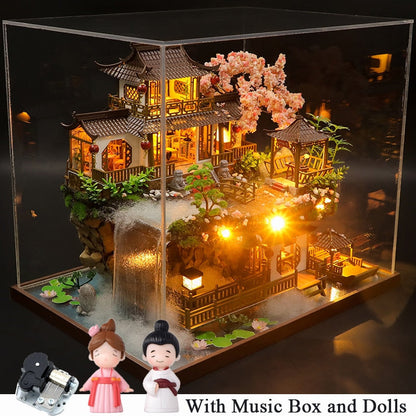 Big Chinese Garden DIY Dollhouse Kit