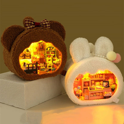 Bear House DIY Miniature House Kit
