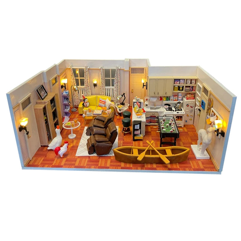 Wooden Joey‘s Apartment Miniature Bookend with book nook kit – view 12
