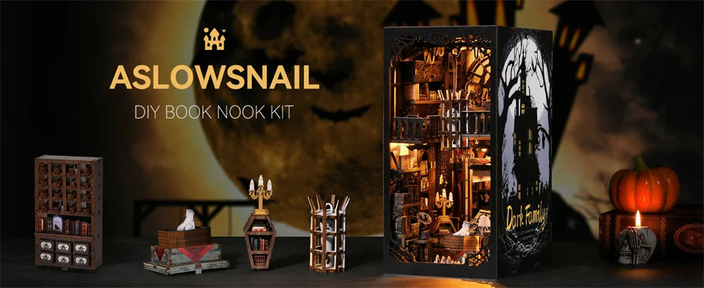Addams Family Book Nook Kit