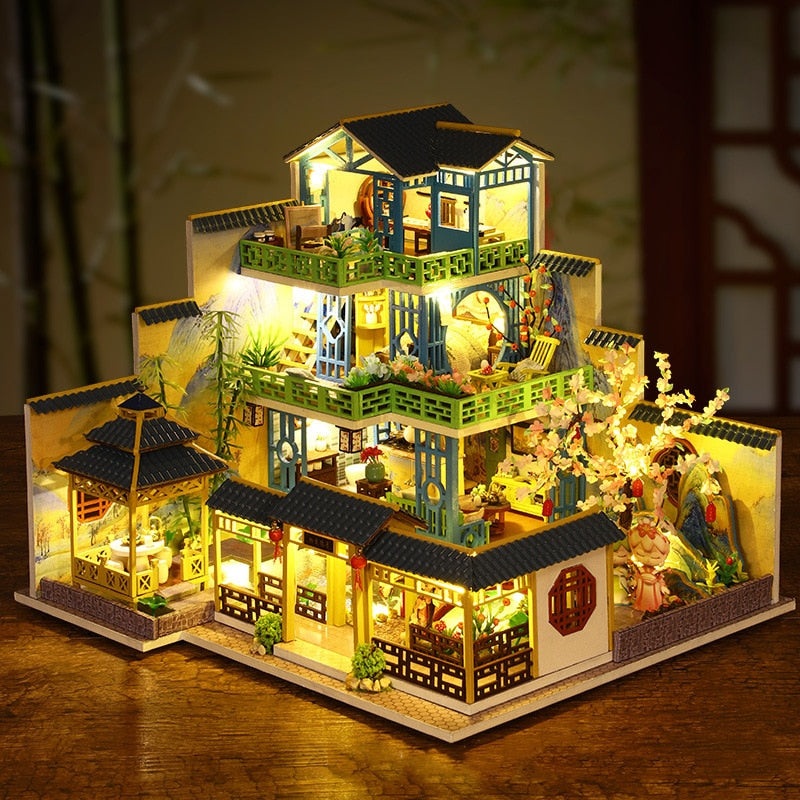 Japanese Garden DIY Dollhouse Kit