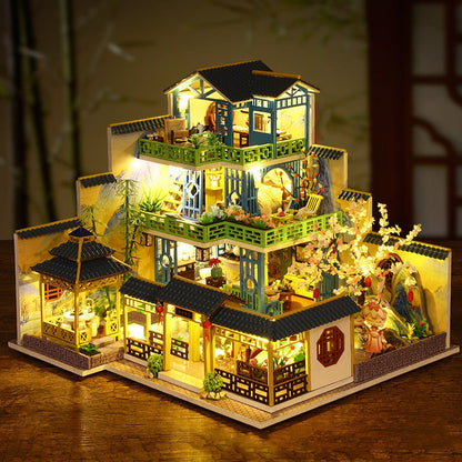 Japanese Garden DIY Dollhouse Kit