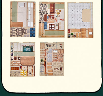 Wooden the Classroom Miniature Student Days 3d wooden puzzle – view 31