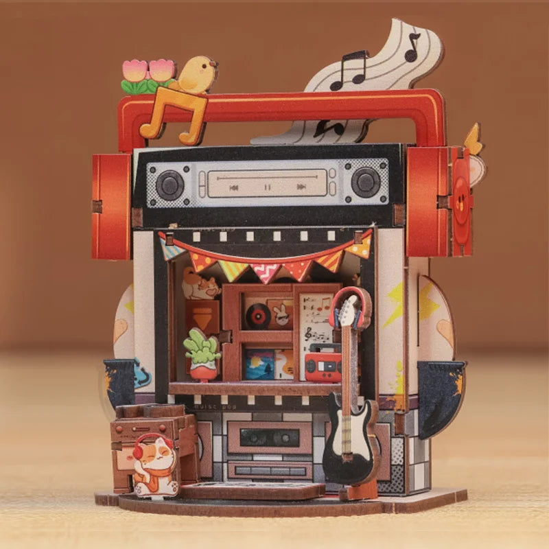 Record Store Corner DIY Miniature House Kit - View 13 of 13