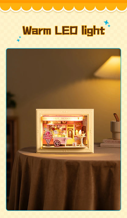 3D Shadow Box LED Light Up with Frame 3d wooden puzzle – view 12