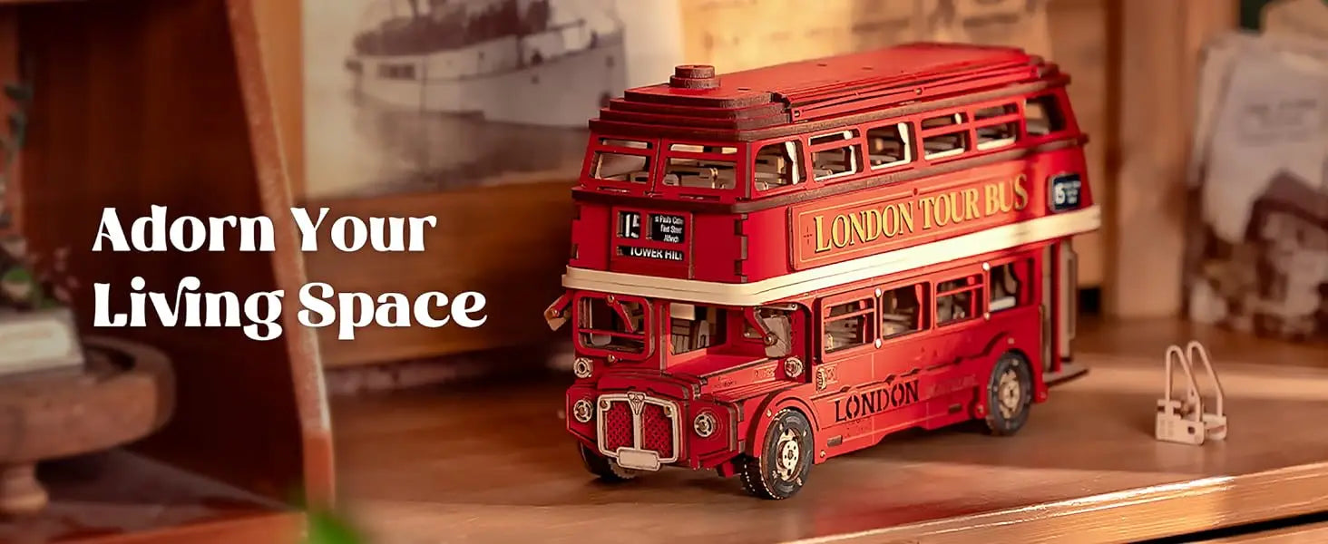 London Tour Bus DIY Miniature House Kit - View 13 of 15