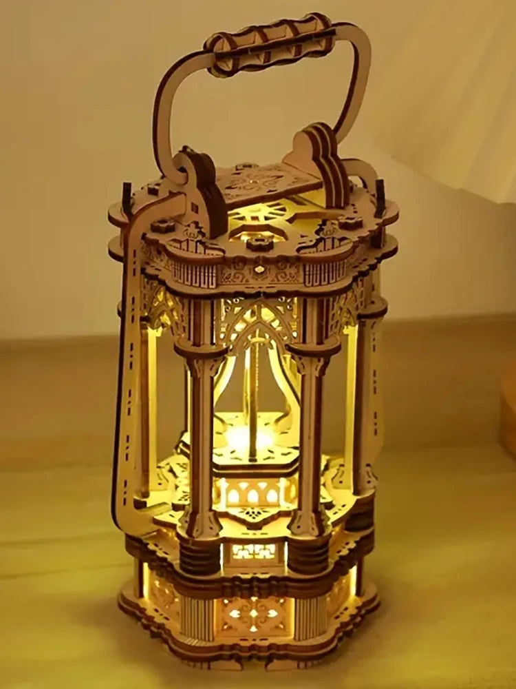Tang Lantern , Scale Model, Model , Handcraft 3d wooden puzzle – detailed view