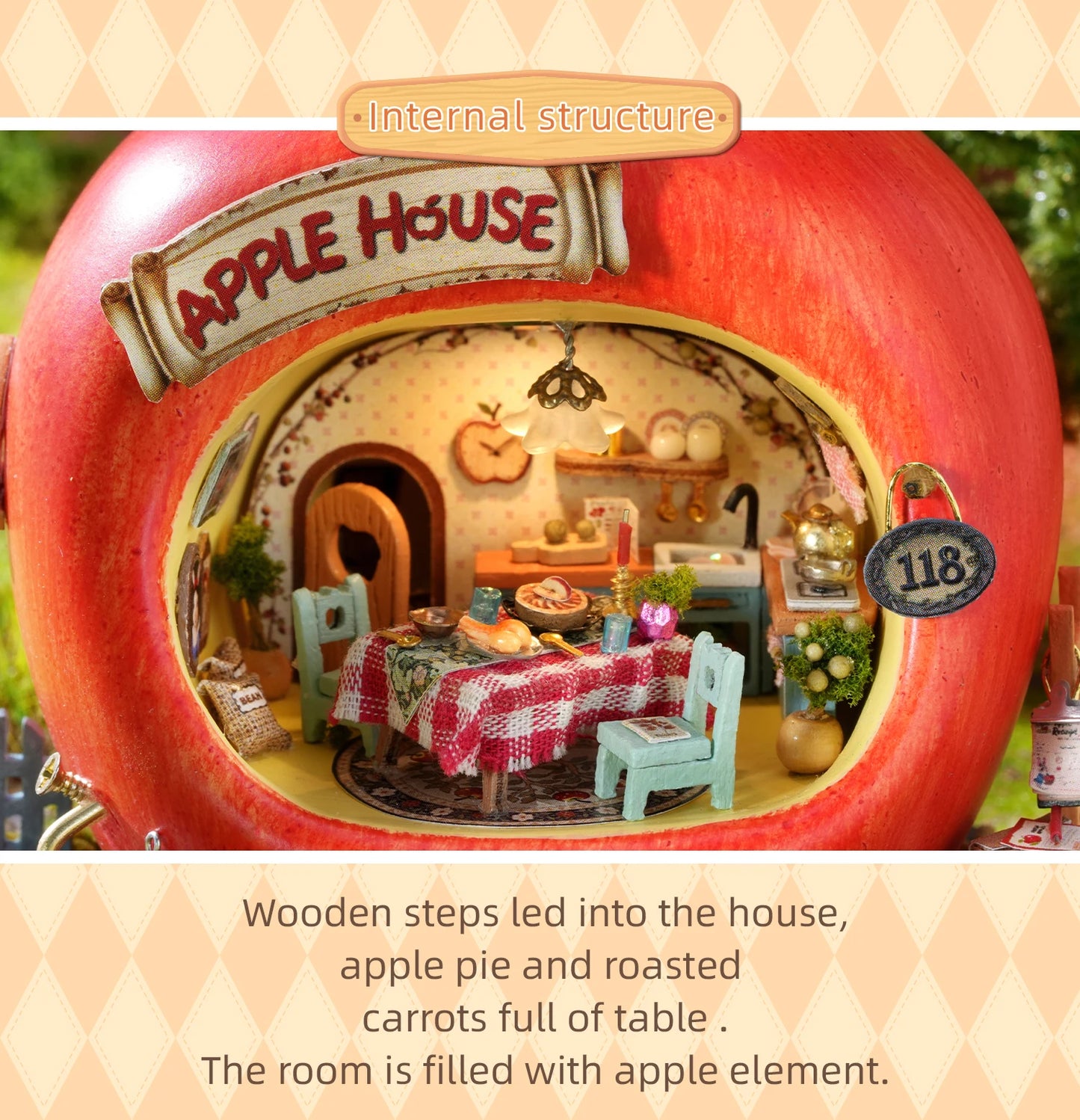 Wooden Miniature Furniture miniature house kit – view 22