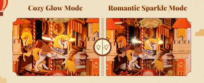 Fairytale Amusement Park book nook kit – display setup